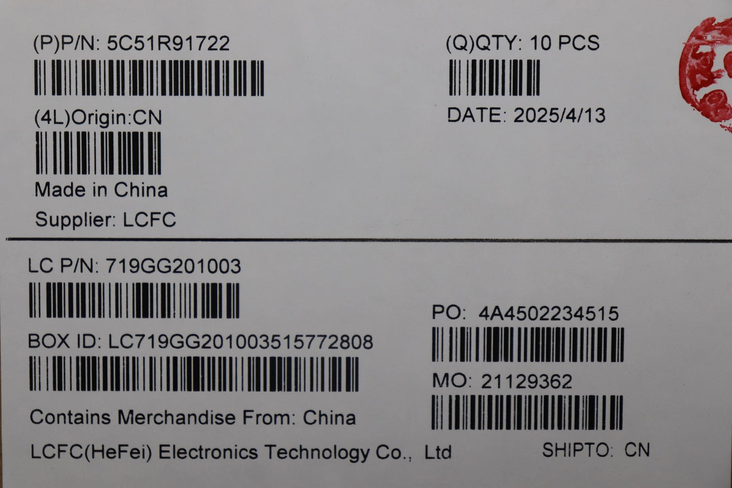 Lenovo CARDPOP PCBA IO/B NSG692 ME470 FP NvPro I/O Board 5C51R91722