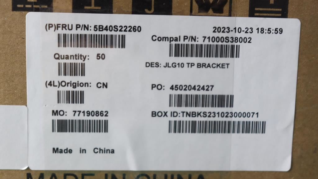Lenovo TP Bracket C 83DV 5B40S22260