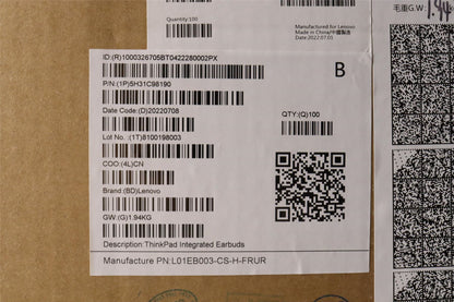 Lenovo ThinkPad E15 Gen 4 Intergrated EarBud Heaphones 5H31C98190