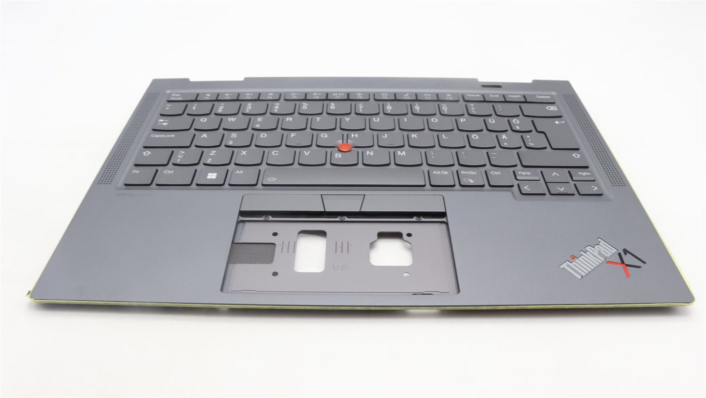 Lenovo ThinkPad X1 8th Gen Keyboard Palmrest Top Cover Spanish Grey 5M11H62402