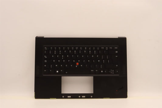 Lenovo ThinkPad Z16 Gen 1 Keyboard Palmrest Top Cover Belgian Black 5M11J13358