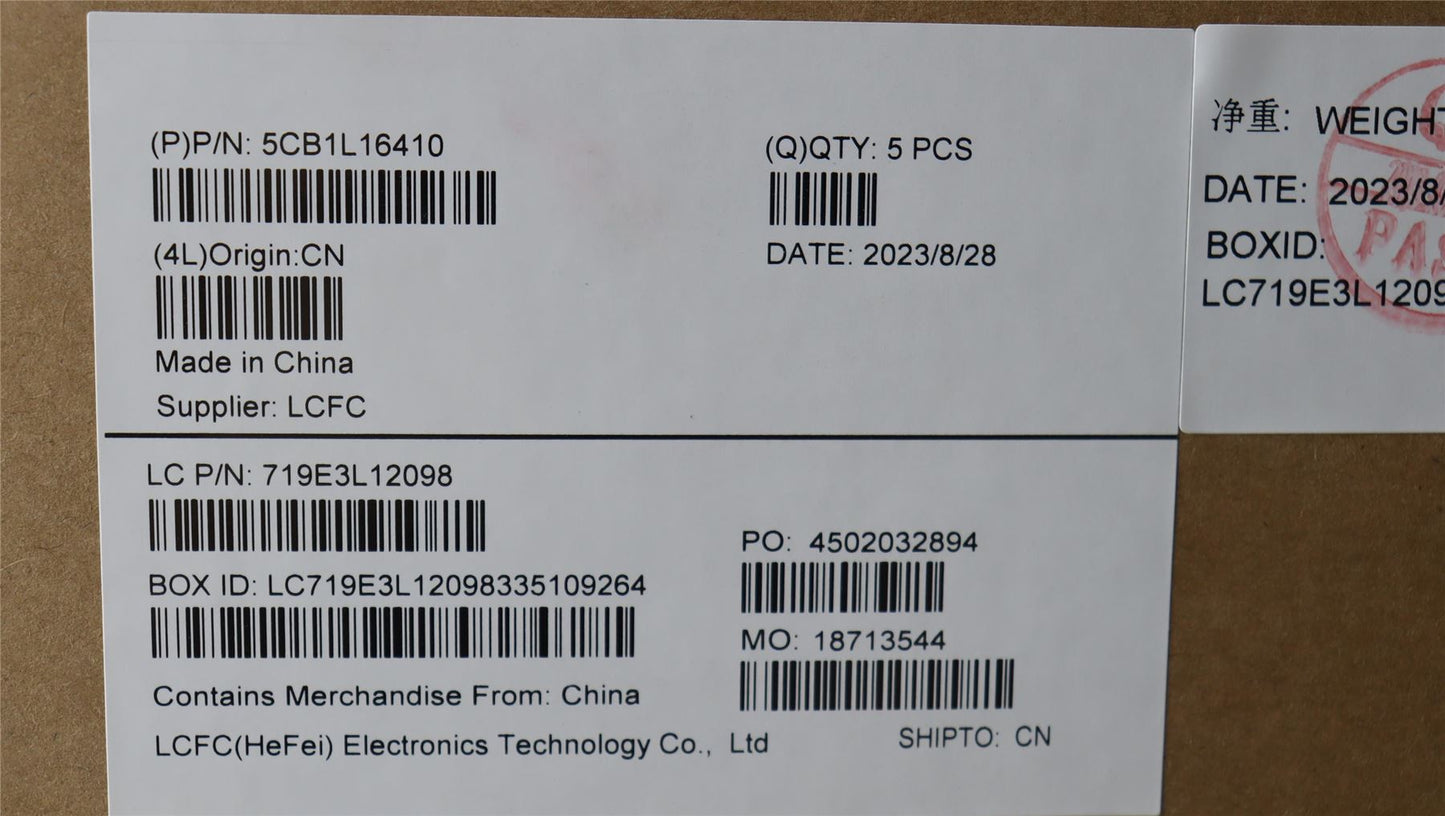 Lenovo Upper Case ASM_POR L82XQ AB NBL 5CB1L16410