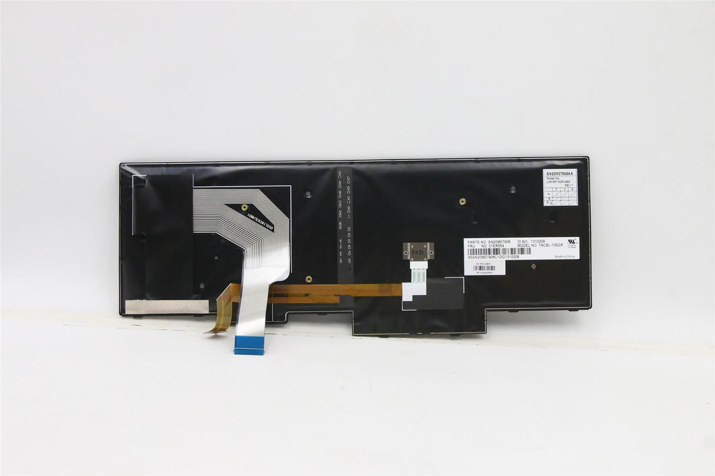 Lenovo ThinkPad T570 P51s Keyboard Greek Black Backlit 01ER554