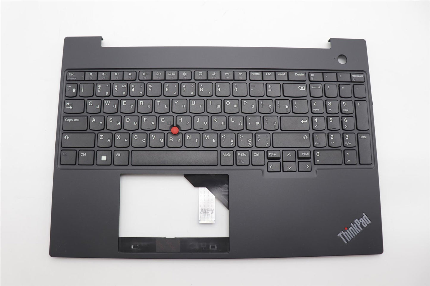 Lenovo ThinkPad E16 Gen 1 Keyboard Palmrest Top Cover Russian Black 5M11L65005