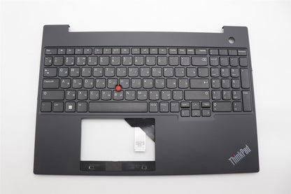 Lenovo ThinkPad E16 Gen 1 Keyboard Palmrest Top Cover Russian Black 5M11L65005
