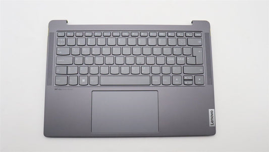 Lenovo Yoga 6 14IAP8 Palmrest Touchpad Cover Keyboard Nordic Grey 5CB1K02703