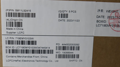Lenovo ThinkPad E14 Gen 5 Keyboard Palmrest Top Cover Italian 5M11L92415