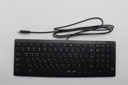 Lenovo DT_KYB Primax Chrome USB KB_Black Korean Keyboard 5D51J61975