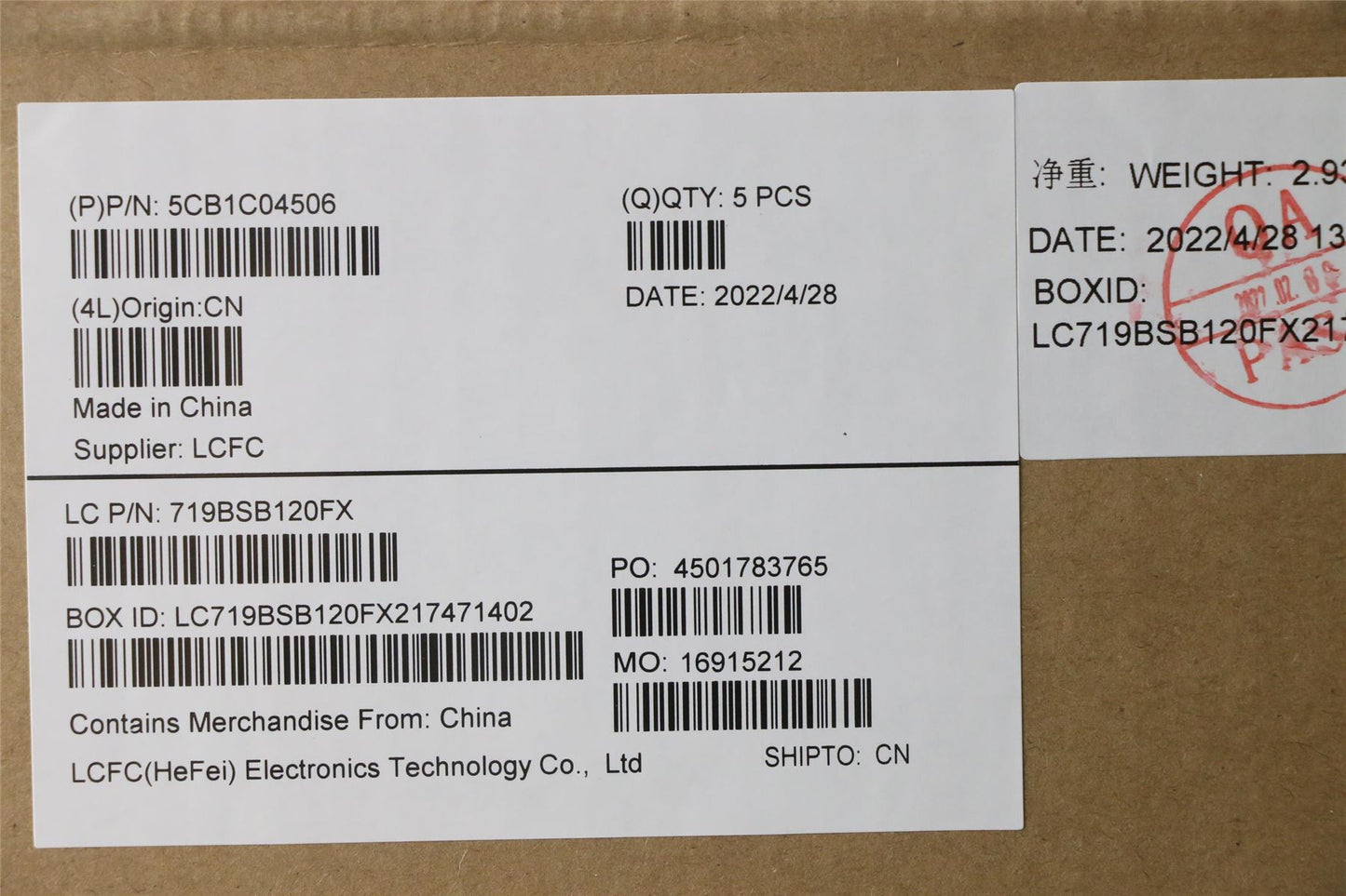 Lenovo IdeaPad 3-14ALC6 Keyboard Palmrest Top Cover US Gold Backlit 5CB1C04506