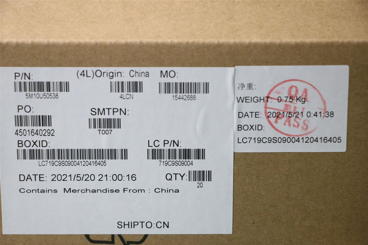 Lenovo MECH_ASM 540BTA BACKCVR w/o heatpipeHDMI 5M10U50538