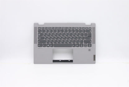 Lenovo Flex 5-14IIL05 Keyboard Palmrest Top Cover Hebrew Grey 5CB0Y85413