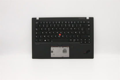 Lenovo Carbon X1 7th Keyboard Palmrest Top Cover French Black Backlit 5M10W85921