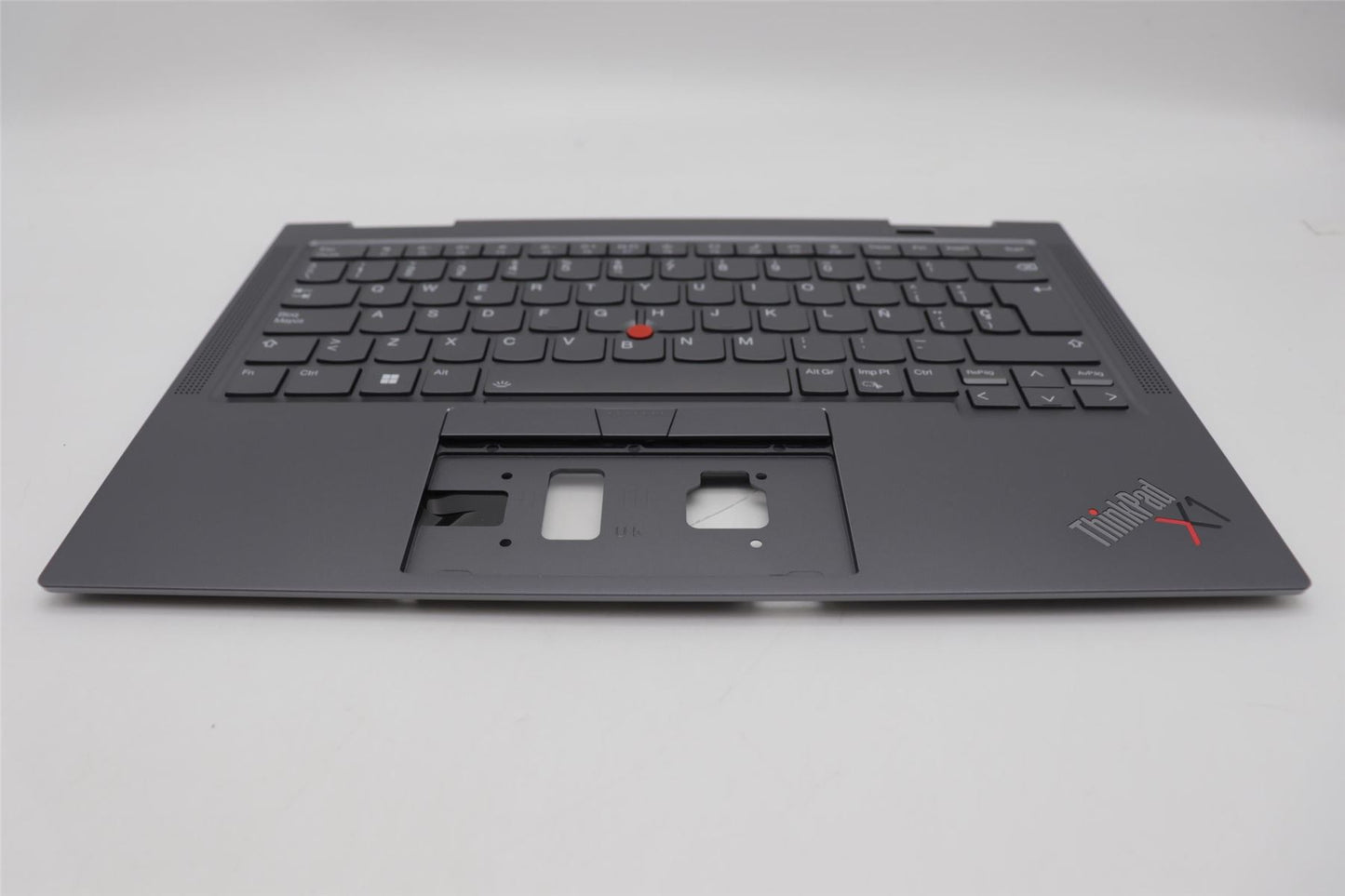 Lenovo ThinkPad X1 8th Gen Keyboard Palmrest Top Cover Spanish Grey 5M11H62325