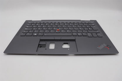 Lenovo ThinkPad X1 8th Gen Keyboard Palmrest Top Cover Spanish Grey 5M11H62325