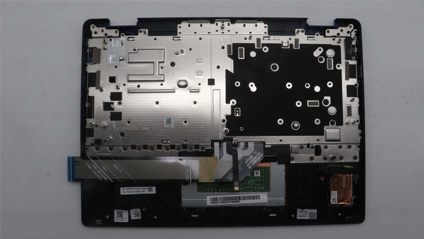 Lenovo Flex IP 3 12IAN8 Palmrest Cover Touchpad Keyboard German 5CB1L43362