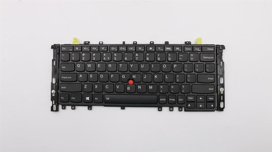 Genuine Lenovo Yoga 12 Keyboard Indian US Black Backlit 00PA819 00PA877