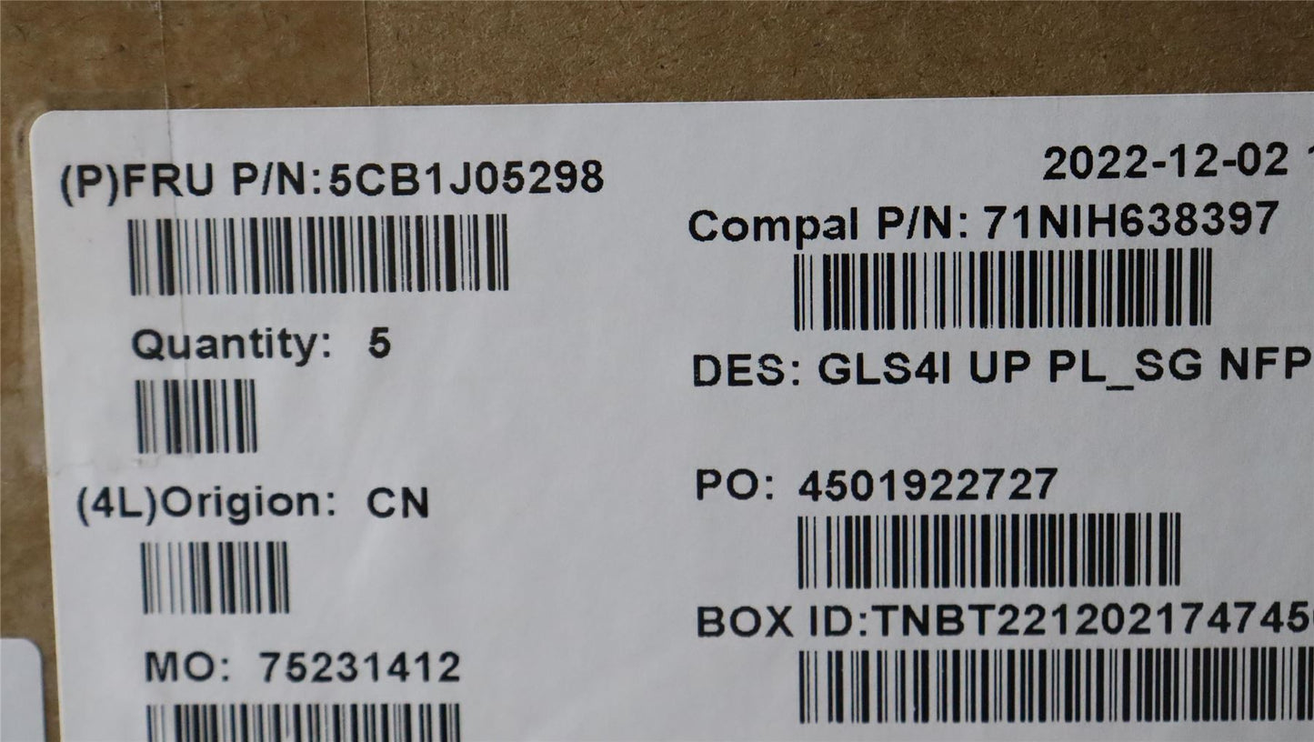 Lenovo UpperCaseASM_ENG C82SD PLSG NFPBL 5CB1J05298