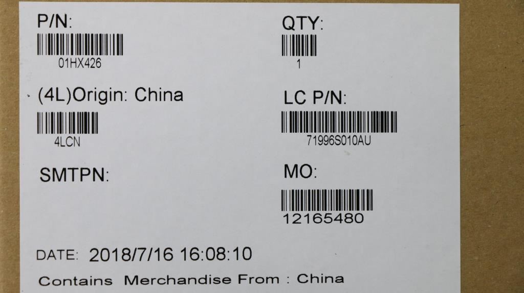 Lenovo Windu2 CHY BL-KB BG 01HX426