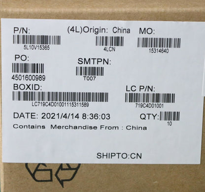 Lenovo LABEL FRU Label Kit for LCFC 5L10V15365