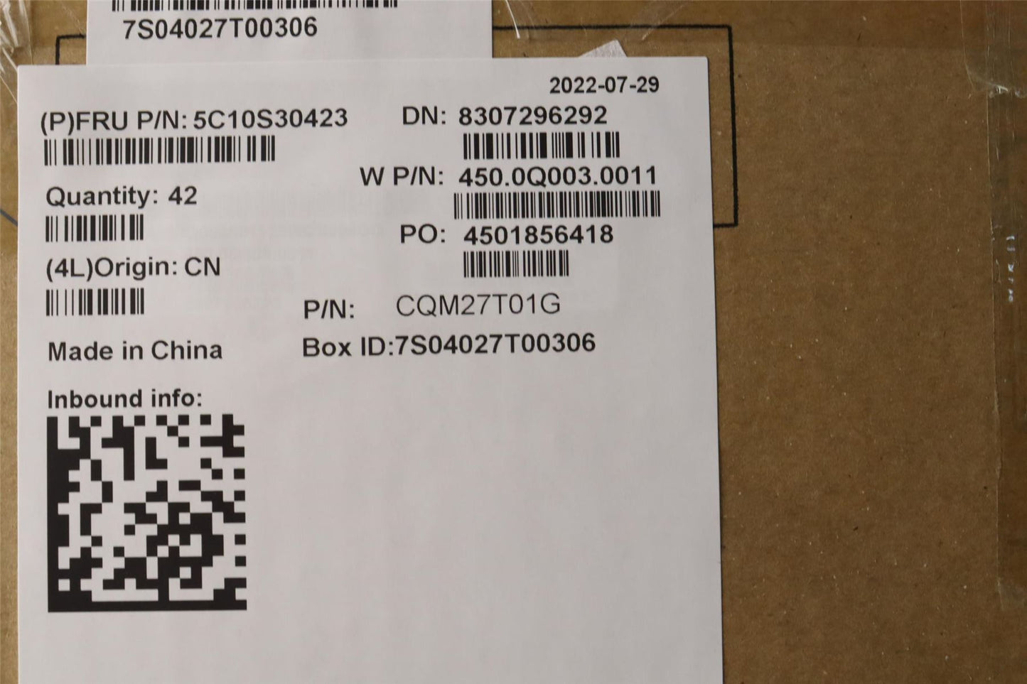 Lenovo D-Mic Cable W 21AT 5C10S30423