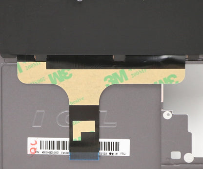 Lenovo S940 14IIL Keyboard Palmrest Top Cover US Iron Grey Backlit 5CB0W43476