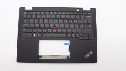 Lenovo ThinkPad X13 Gen 4 Keyboard Palmrest Top Cover Ukrainian Black 5M11L64298