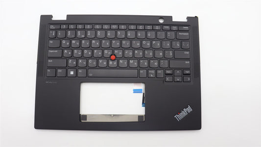 Lenovo ThinkPad X13 Gen 4 Keyboard Palmrest Top Cover Ukrainian Black 5M11L64298