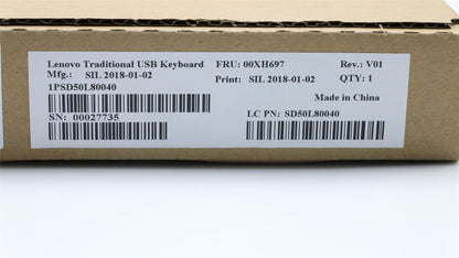 Lenovo ThinkCentre M90a Pro 3 M920z M90a 3 M70a 3 USB Wired Keyboard 00XH697