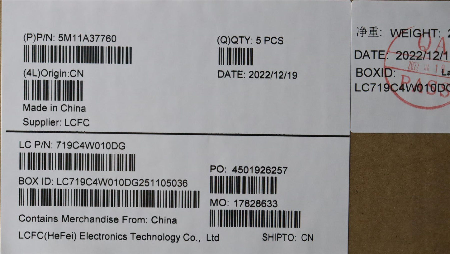 Lenovo MECH_ASM KBDW/C TUR BKLT(CHY)WW UK BK 5M11A37760