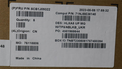 Lenovo ThinkBook 15 G4 IAP Palmrest Cover Touchpad Keyboard Ukrainian 5CB1J09322