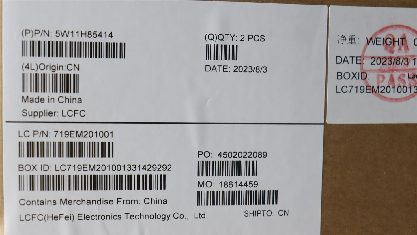 Carte sans fil Wi-Fi Lenovo ThinkPad P16s 2 T16 2 5W11H85414