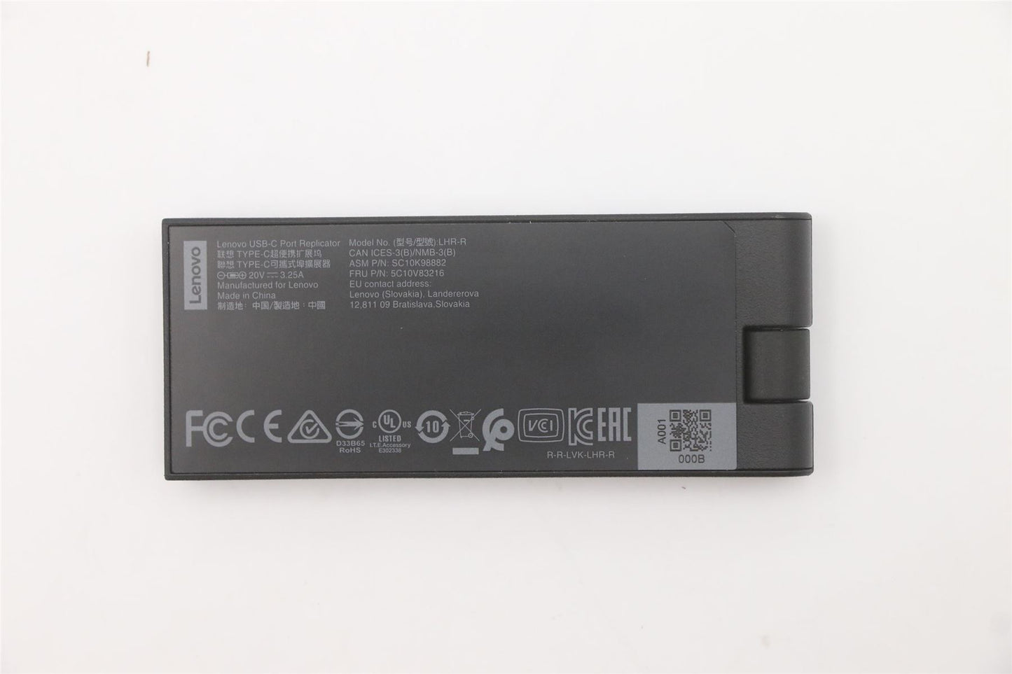 Lenovo USB-C Port Replicator 5C10V83216
