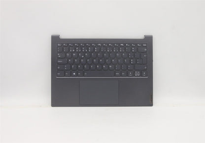 Lenovo Yoga 7 14IHU5 Palmrest Cover Touchpad Keyboard Portuguese Grey 5CB1C19273