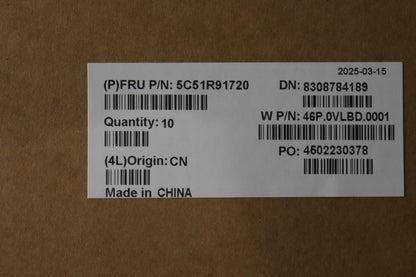 Lenovo CARDPOP 300W Sensor Gen5 Board 5C51R91720