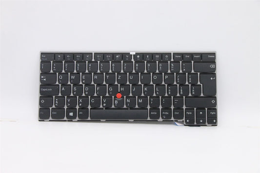 Lenovo ThinkPad 13 Gen 2 keyboard Czech/Slovakian Silver Backlit 01EN788 01EN829