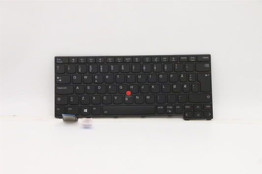 Lenovo ThinkPad X13 2 Clavier Nordique Noir Rétroéclairé 5N21A21825