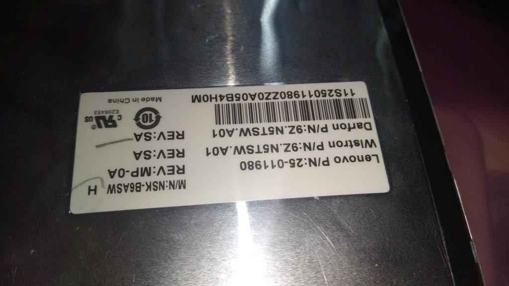 Lenovo DF T2TV 84KEY ORGGRAY KBD US English Keyboard 25011980