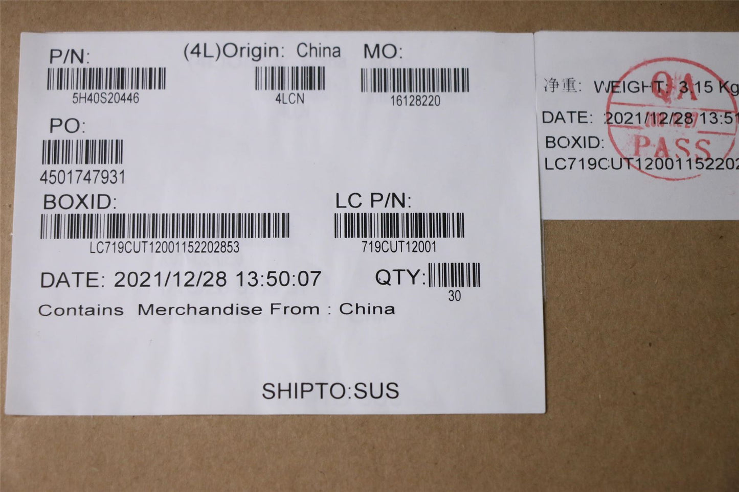Lenovo Thermal module L 82QY WEIHONG 5H40S20446