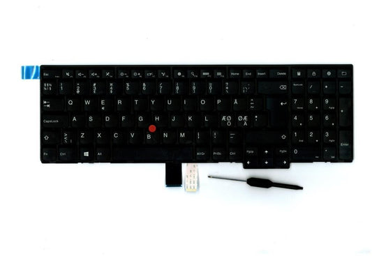 Lenovo ThinkPad T560 P50s Keyboard Nordic Black 01AV278