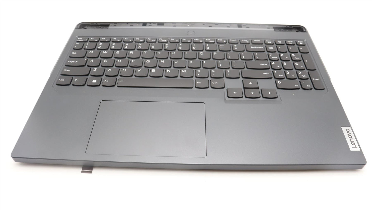 Lenovo Legion 5 16ARX8 Palmrest Cover Touchpad Keyboard US Onyx Grey 5CB1L54617