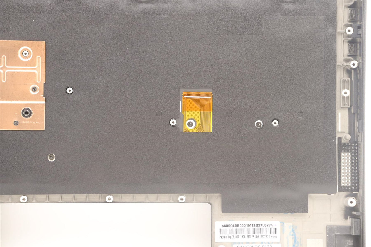 Lenovo ThinkPad X13s Keyboard Palmrest Top Cover Spanish Black 5M11J12824