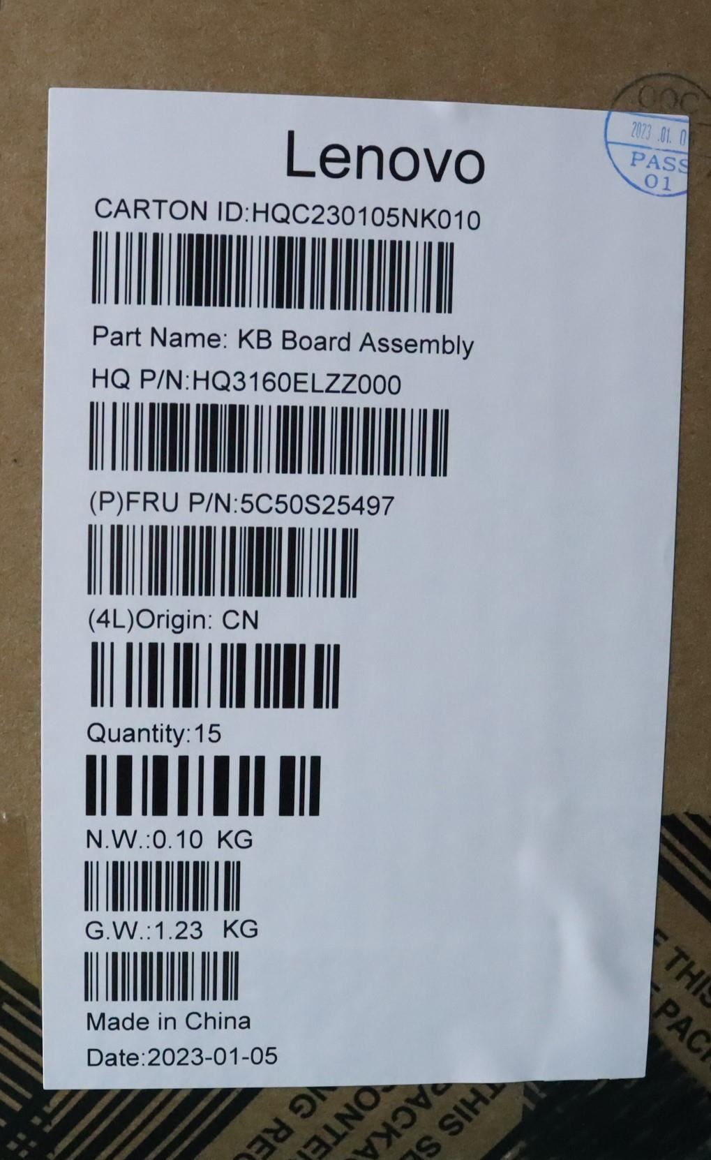 Lenovo Yoga 7 14IRP8 6 14IRP8 USB-A Audio SD Card Button 5C50S25497