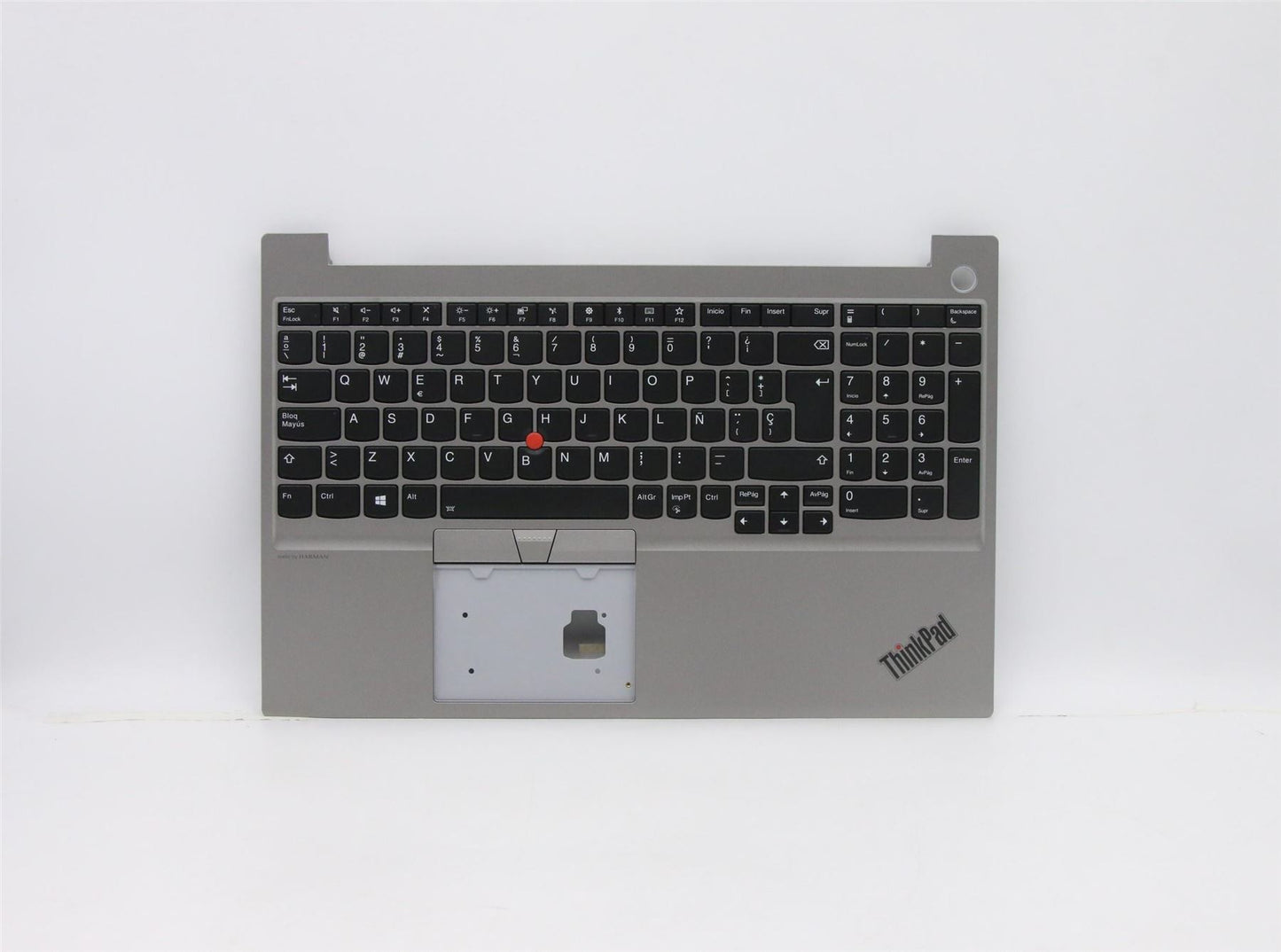 Lenovo ThinkPad E15 Keyboard Palmrest Top Cover Spanish Silver 5M10V16969