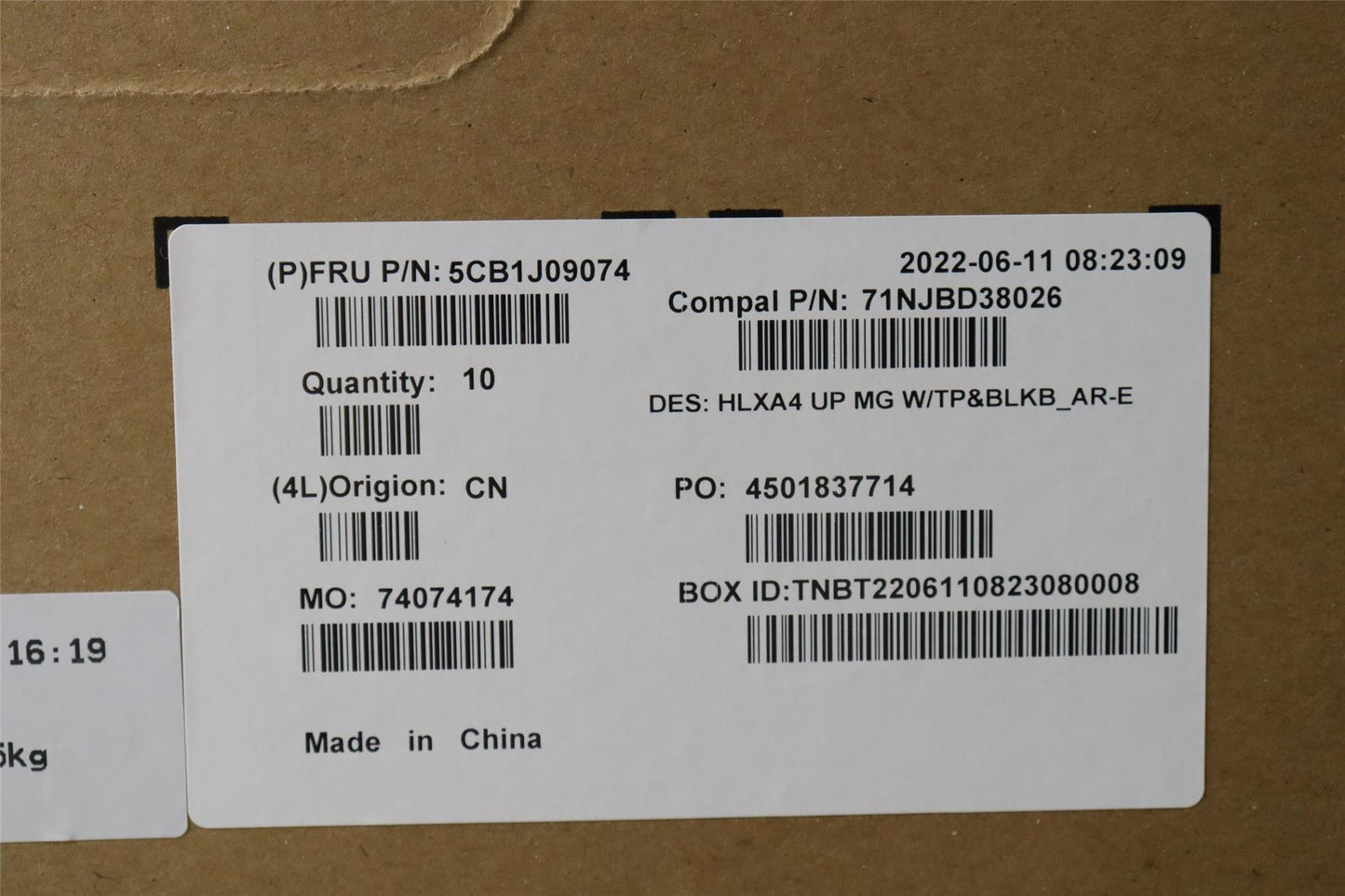 Lenovo ThinkBook 14 G4 IAP Palmrest Cover Touchpad Keyboard Arabic 5CB1J09074