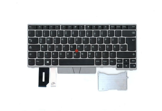 Lenovo ThinkPad T480s L380 L390 E480 E490 Tastatur Deutsch Silber 01YN392