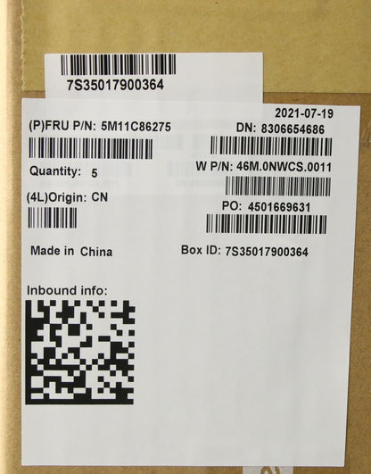 Lenovo 14W Gen 2 Palmrest Cover Keyboard Belgian Black 5M11C86275