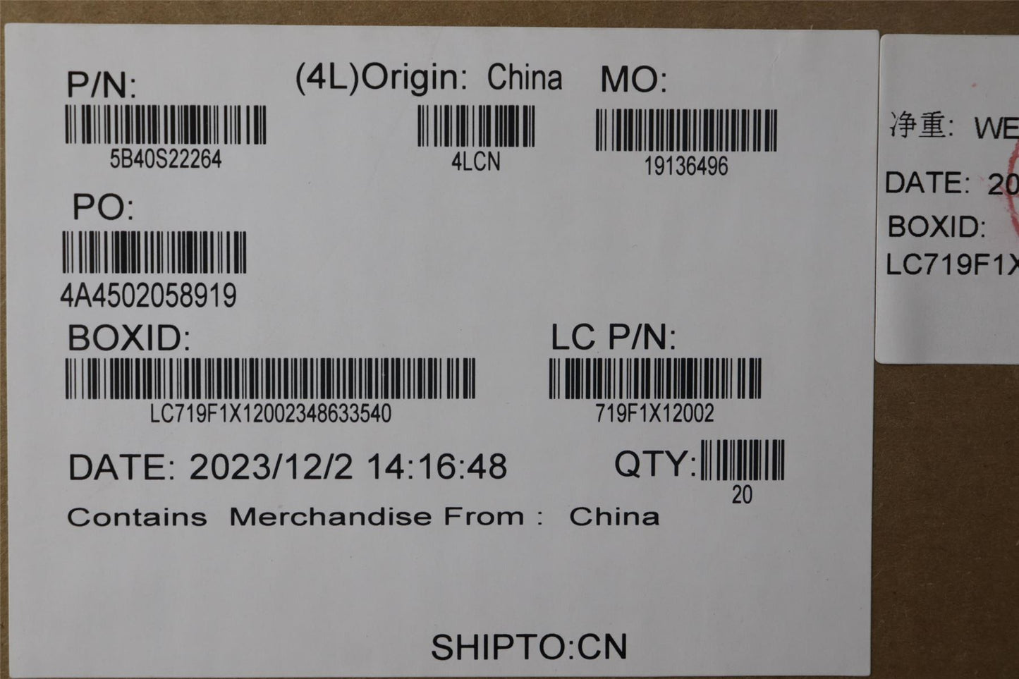 Lenovo BRACKET L 83G0 CAMERA_BRACKET 5B40S22264