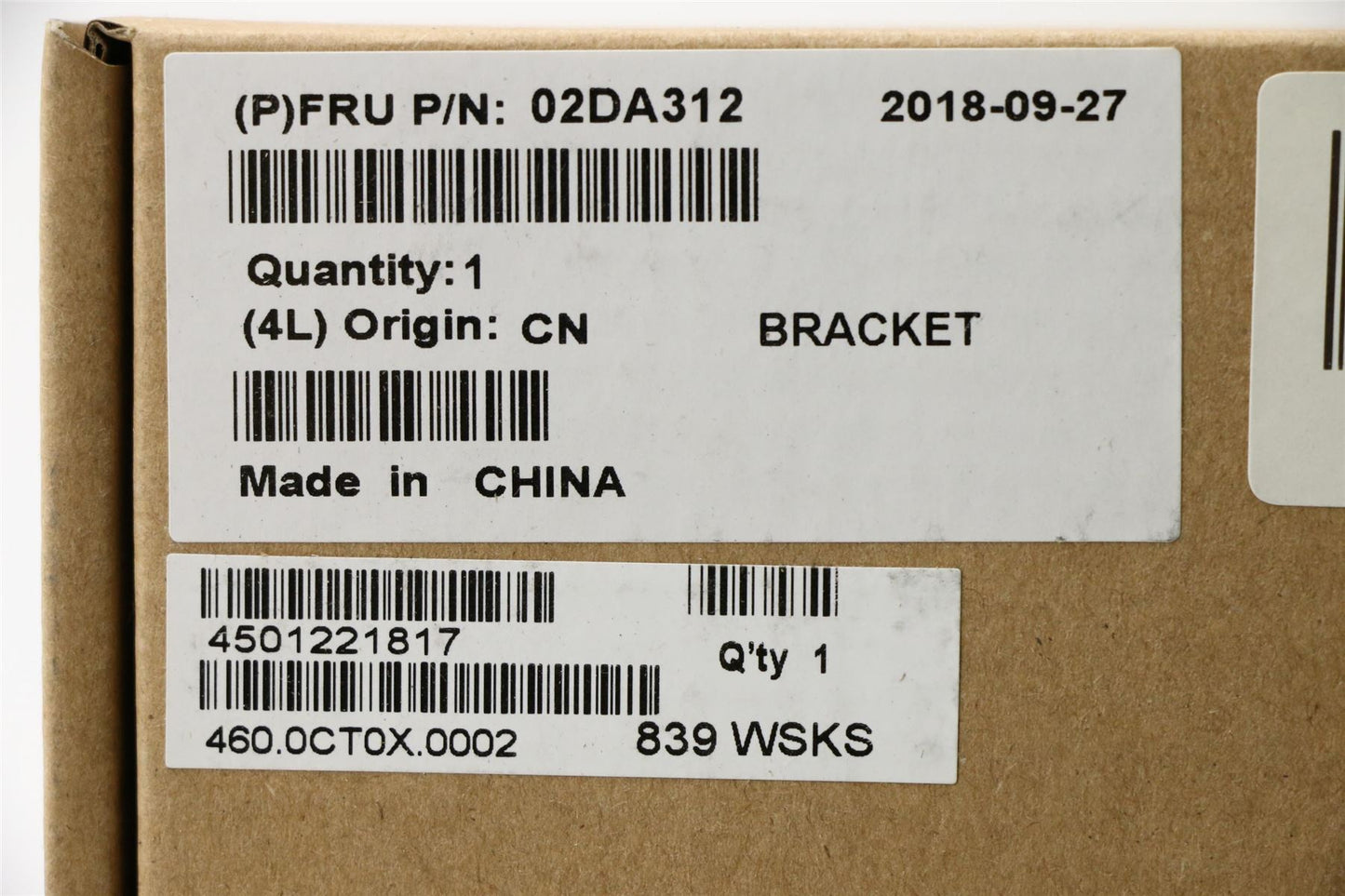 Lenovo 02DA312 FRU Bracket for HDMI