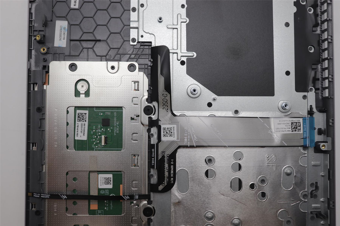 Lenovo Upper Case ASM_HUN W21MR AG BL U 5CB1P00886