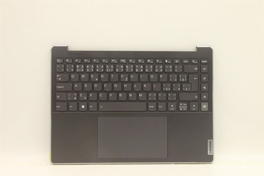 Lenovo Yoga 9 14IAP7 Keyboard Palmrest Top Cover German Grey 5CB1H23730